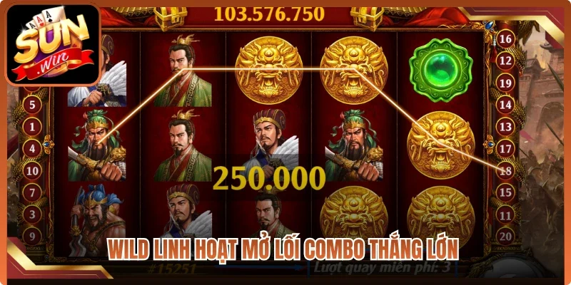 Wild linh hoạt mở lối combo thắng lớn